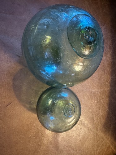 Antique japanese glass fishing - antique,