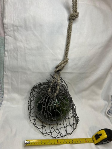 Vintage green glass - , fishing