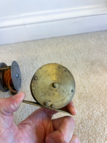 Vintage antique fishing - 2x,