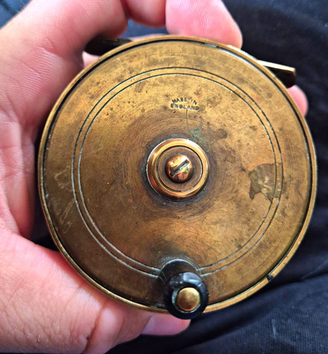 Antique brass plate - 3/4",