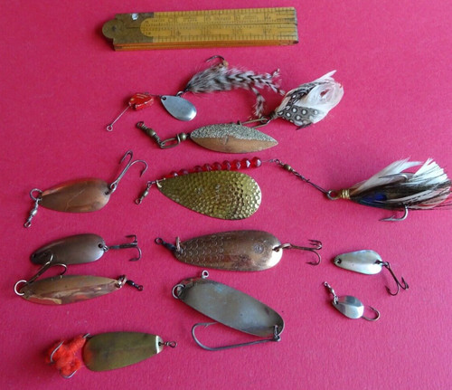 Selection antique fishing - selection,