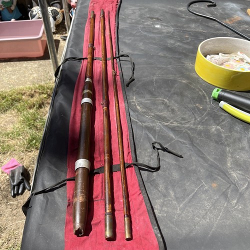 Antique split cane fishing - split,