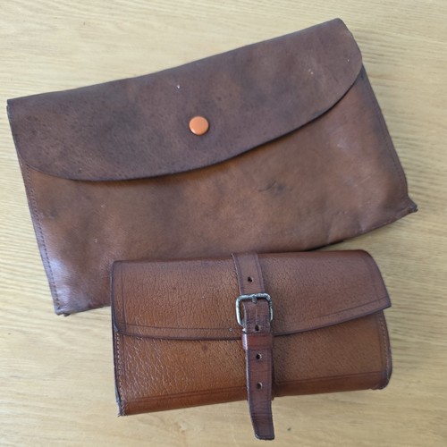 Antique leather fly fishing - fly,