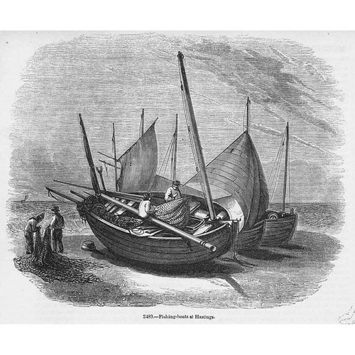 Fishing boats hastings - at,
